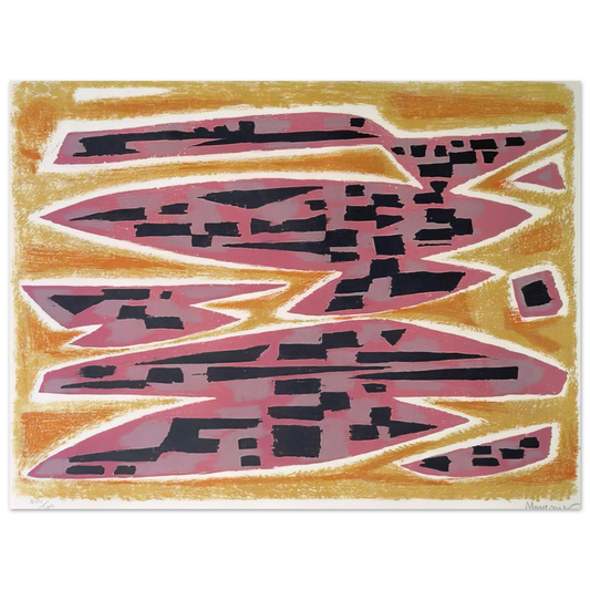 Alfred Manessier - Abstract Composition - 1955 Fine Art Poster - Default Title