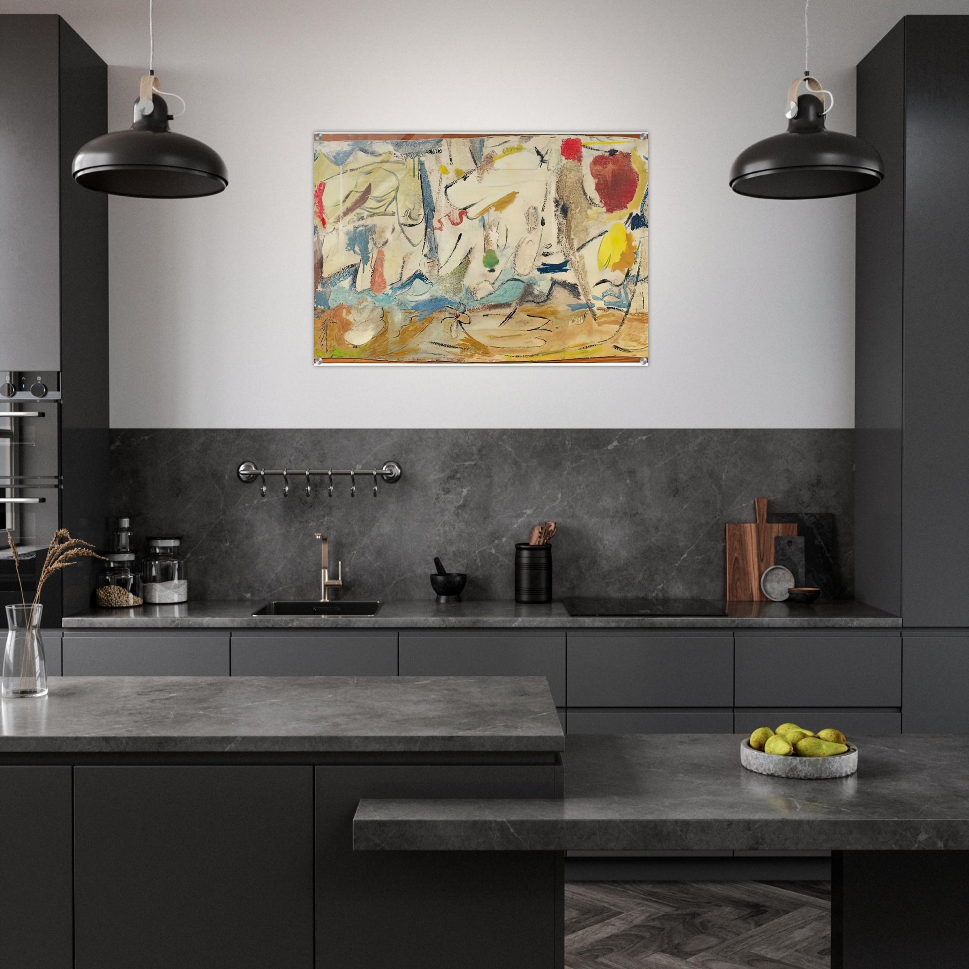 Cloudscape, 1951- - Helen Frankenthaler Acrylic Print - 70x100 cm / 28x40″ inches | Helen Frankenthaler Wall Art | Helen Frankenthaler Prints