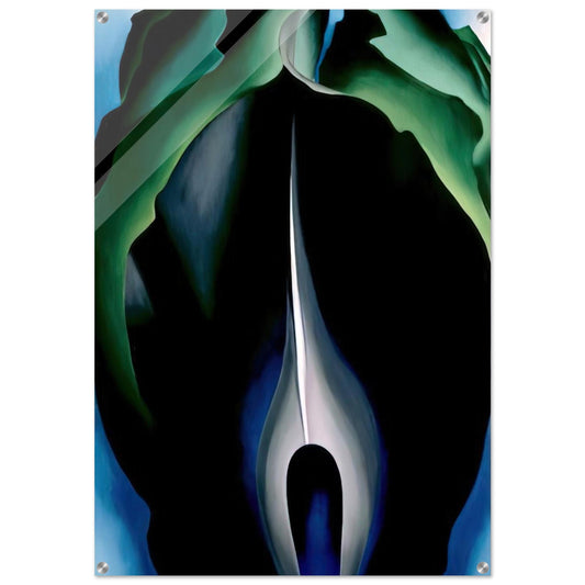 Jack-in-the-Pulpit No. IV - Georgia O'Keeffe Acrylic Print - 70x100 cm / 28x40″ inches