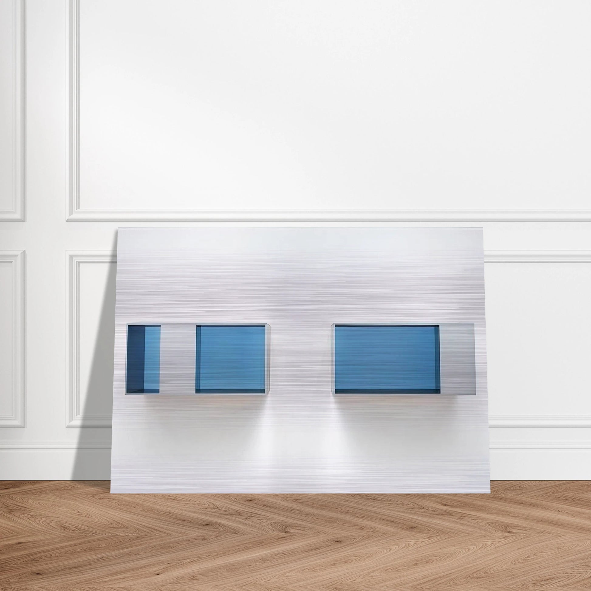 Untitled 88-28 AB Menziken - 1988 - Donald Judd Brushed Aluminum Print - 70x100 cm / 28x40 inches | Donald Judd Aluminum Print | Donald Judd Prints