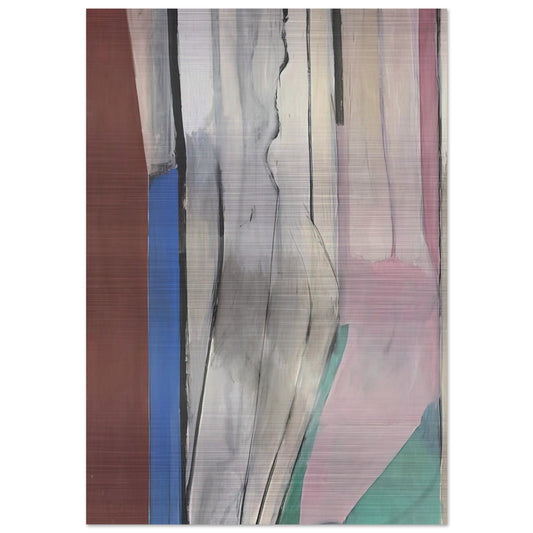 Ocean Park #6 - Richard Diebenkorn Brushed Aluminum Print - 70x100 cm / 28x40 inches | Richard Diebenkorn Aluminum Print | Richard Diebenkorn Prints