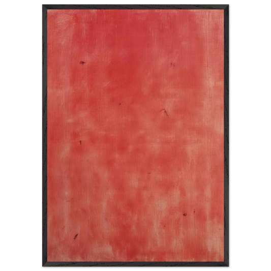 Avondrood evening Glow - 1992 N2 - Raoul De Keyser Framed Art Print – Black Wooden Frame - Default Title - -Framed Art Print