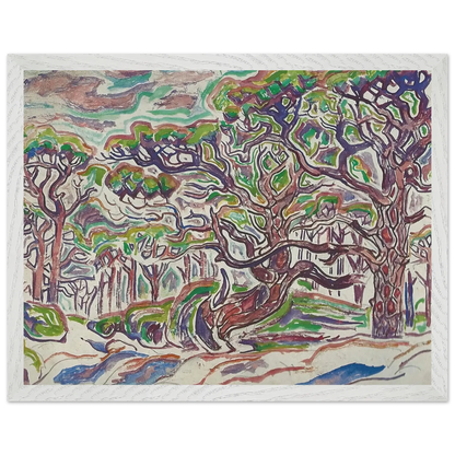 Walter Inglis Anderson - Walter Anderson Wall art - 30x40 cm / 12x16 Inches - Premium Wooden Framed Poster With Fine Art Paper - Black frame