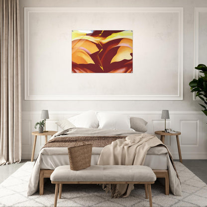 Black Place IV - Georgia O'Keeffe Acrylic Print - 70x100 cm / 28x40″ inches | Georgia O'Keeffe Wall Art | Georgia O'Keeffe Prints