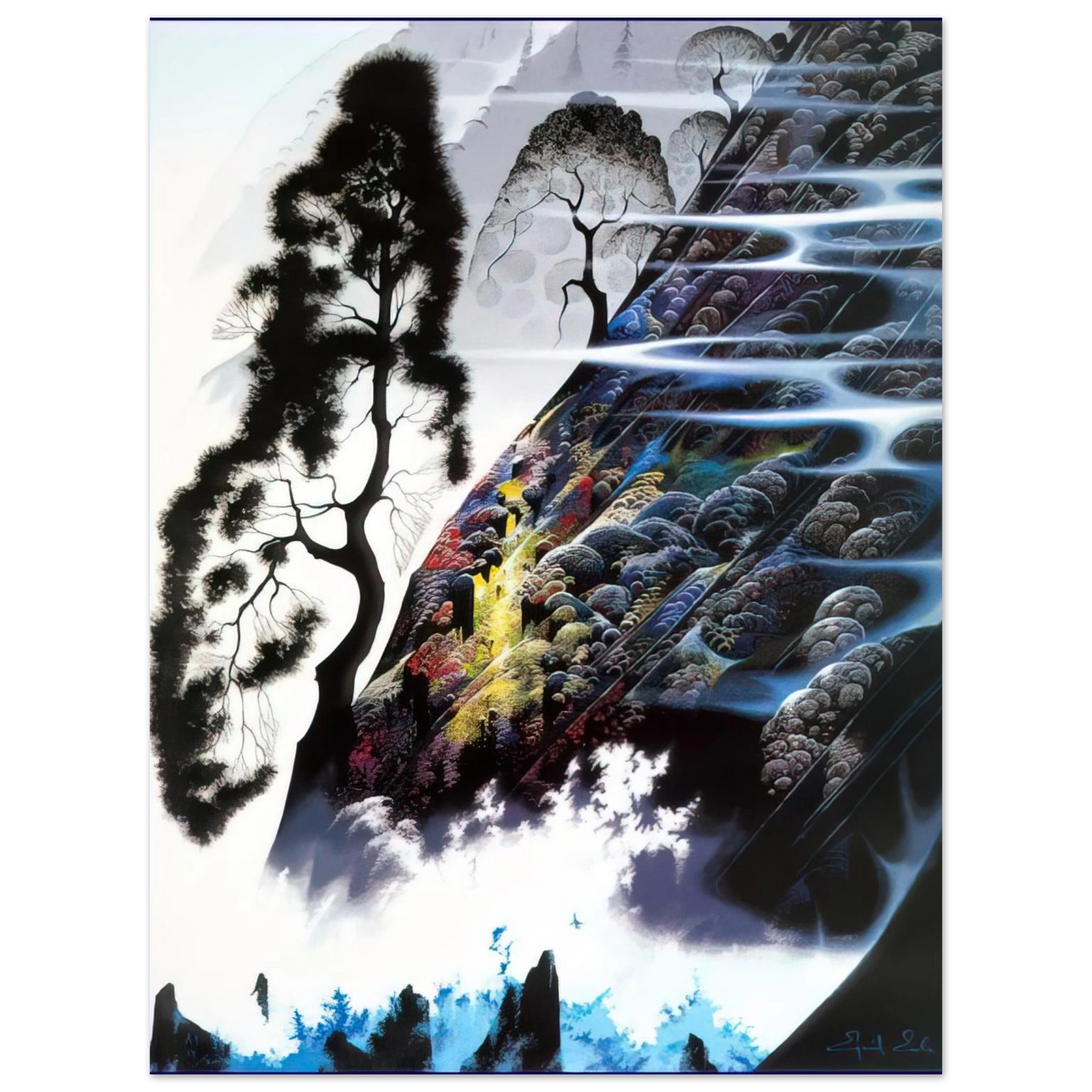 Eyvind Earle - Radient Splendor Fine Art Poster - Default Title