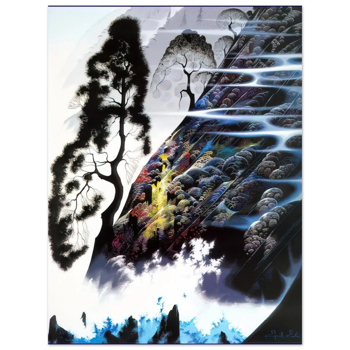 Eyvind Earle - Radient Splendor  75x100 cm / 30x40inches Fine Art Poster