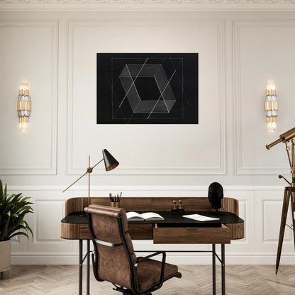 F NO 13 MULTI MOBILE 1952 - Josef Albers Brushed Aluminum Print - 70x100 cm / 28x40 inches | Josef Albers Aluminum Print | Josef Albers Prints