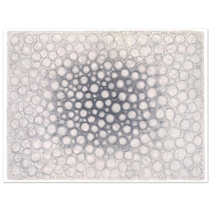 Richard Pousette-Dart - Light Gathers to the Question of No  75x100 cm / 30x40inches Fine Art Poster