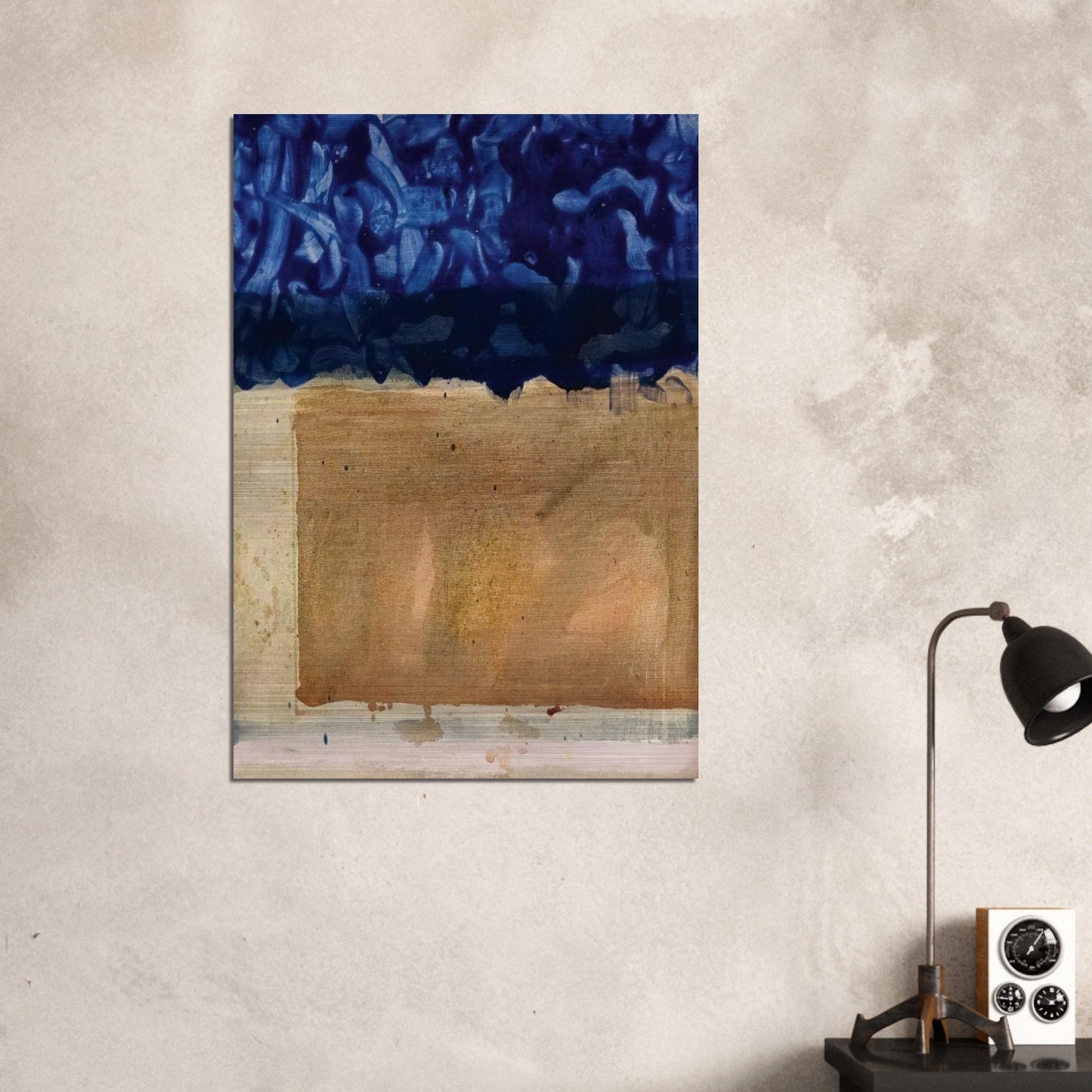 Shoreline - 1952 - Helen Frankenthaler Brushed Aluminum Print - 70x100 cm / 28x40 inches | Helen Frankenthaler Aluminum Print | Helen Frankenthaler Prints