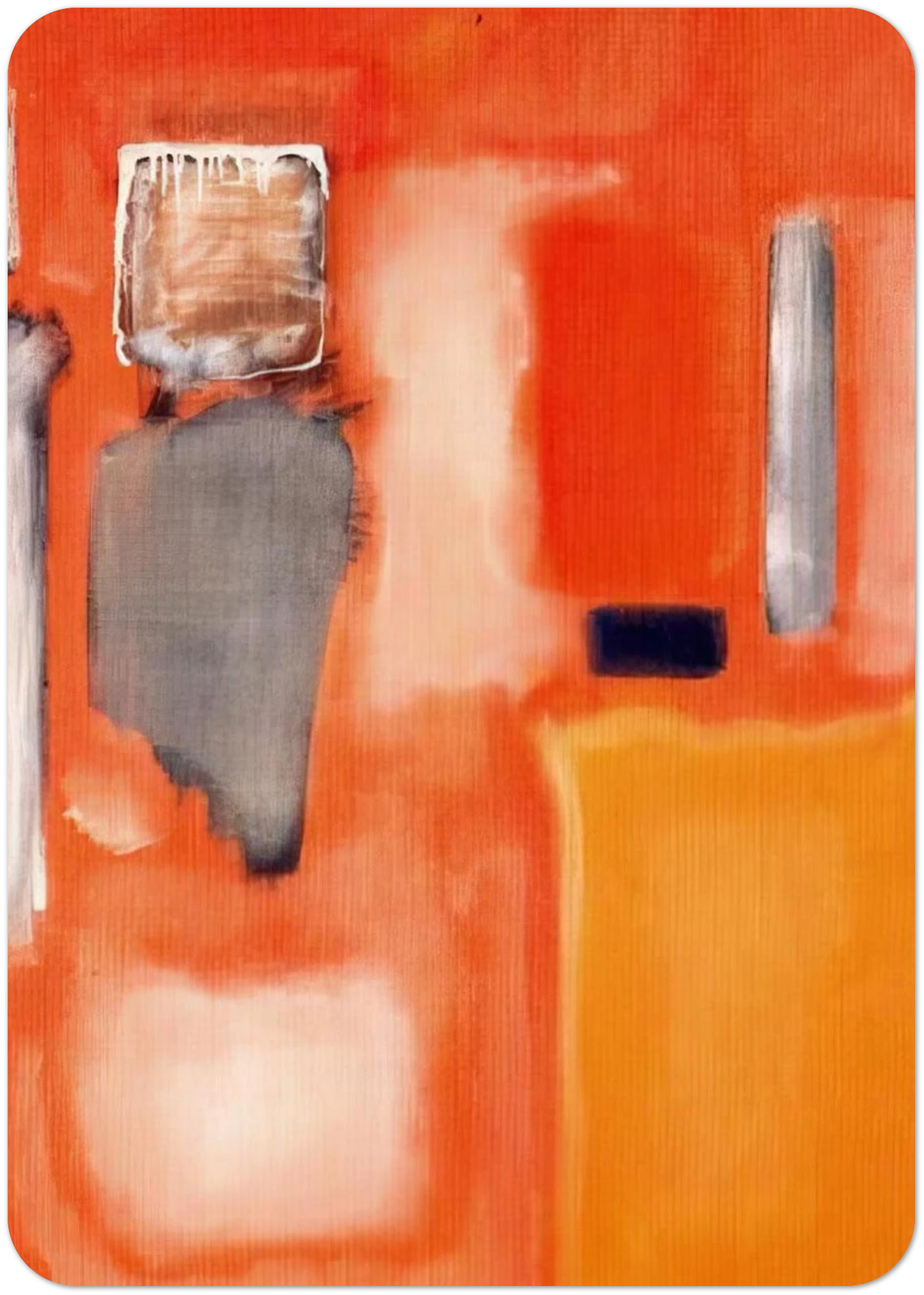 No. 19 - 1949 By Mark Rothko Pack of 10 Post Cards | Mark Rothko Post Cards | A6 (10.5 x 14.8 cm) - 4.1 x 5.8 inches