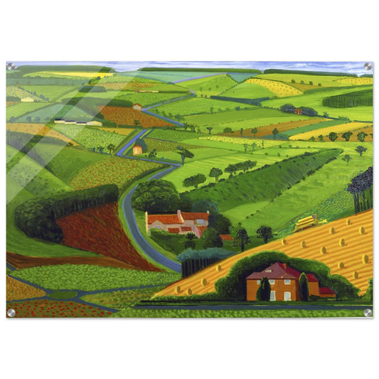 David Hockney - David Hockney Acrylic Print - 70x100 cm / 28x40″ inches | David Hockney Wall Art | David Hockney Prints