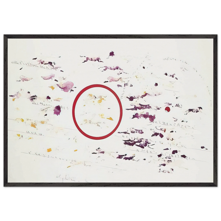UNTITLED PANTHERS 1987 - Alighiero Boetti 70x100 cm / 28x40 inches Framed Art Print – Black Wooden Frame
