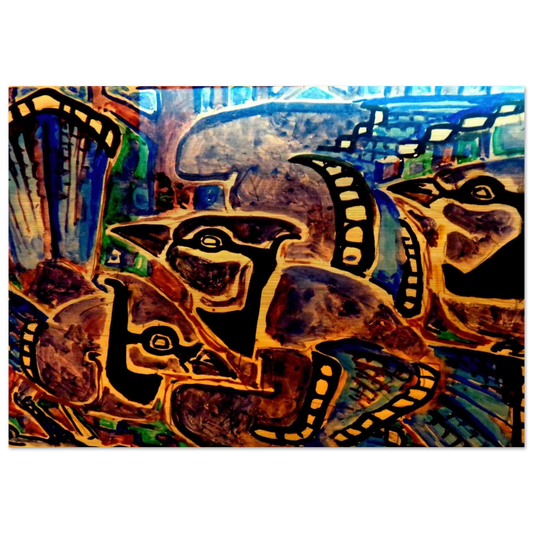 Walter Anderson - Walter Anderson Brushed Aluminum Print - 70x100 cm / 28x40 inches | Walter Anderson Aluminum Print | Walter Anderson Prints