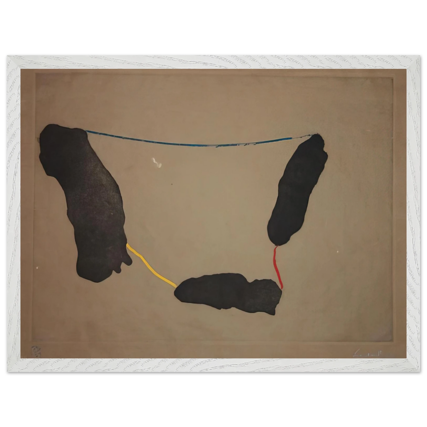 Helen Frankenthaler - Connected By Joy - 1973 Wall art - 27x35 cm / 11x14 inches - Fine Art Poster - -
