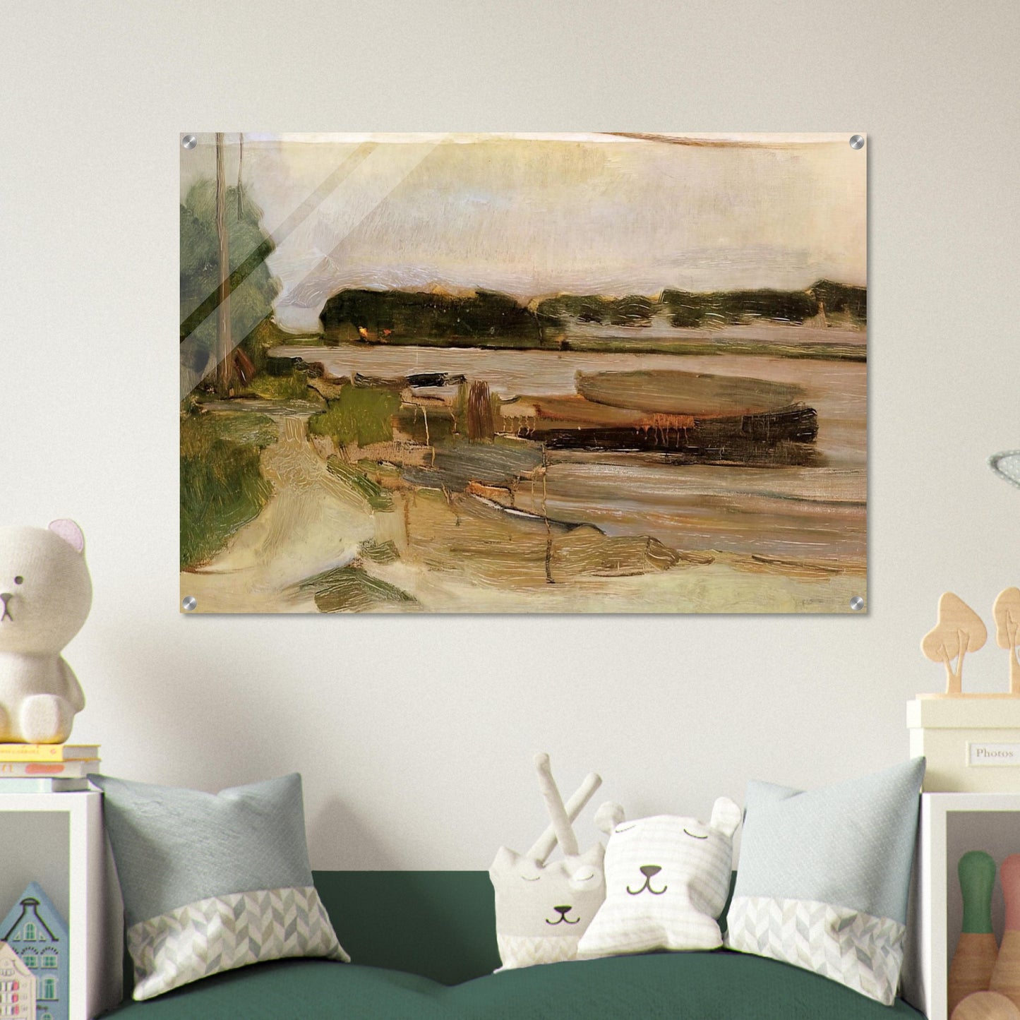 At the Amstel Sun - Piet Mondrian Acrylic Print - 70x100 cm / 28x40″ inches | Piet Mondrian Wall Art | Piet Mondrian Prints
