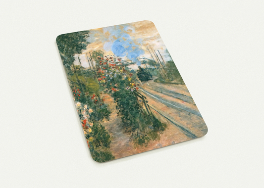 Arriving at Montegeron By claude monet Pack of 10 Post Cards | claude monet Post Cards | A6 (10.5 x 14.8 cm) - 4.1 x 5.8 inches