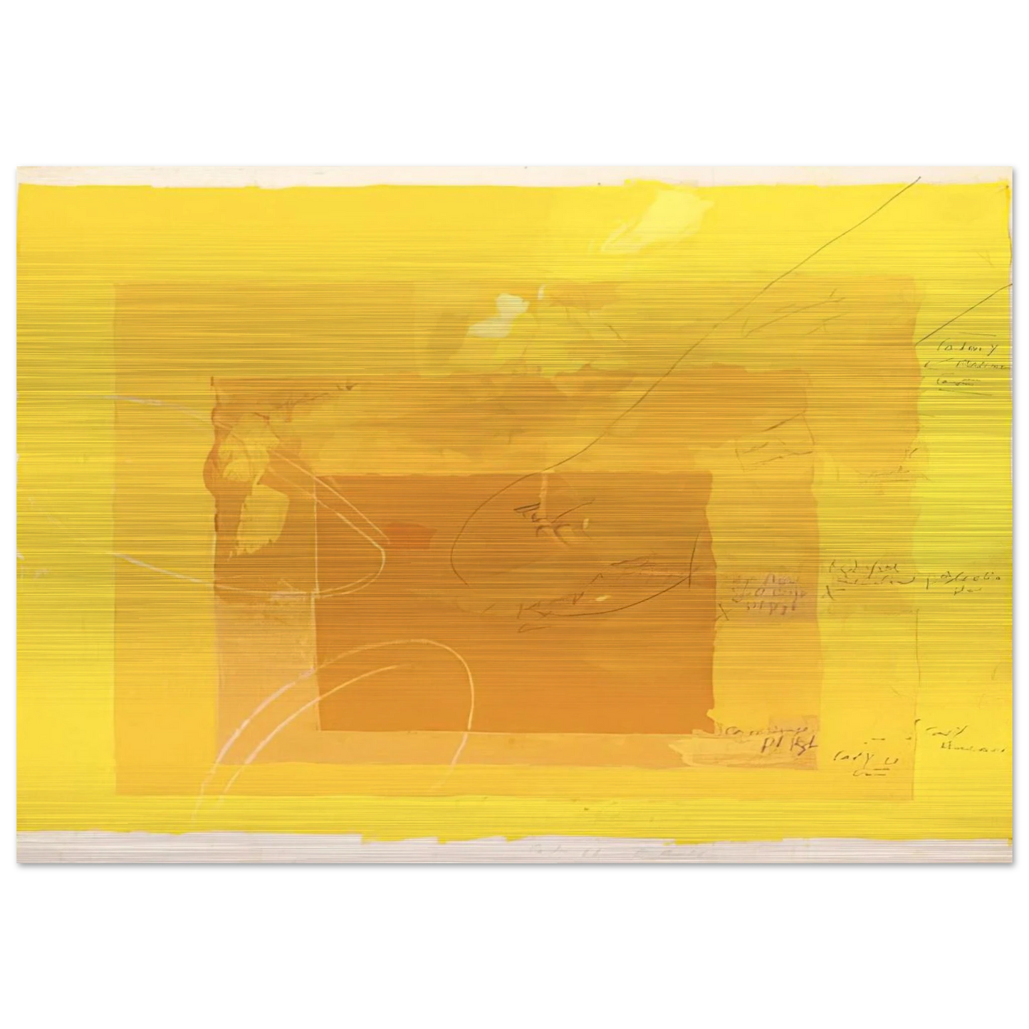 STUDY FOR HOMAGE TO THE SQUARE - Josef Albers Brushed Aluminum Print - 70x100 cm / 28x40 inches | Josef Albers Aluminum Print | Josef Albers Prints