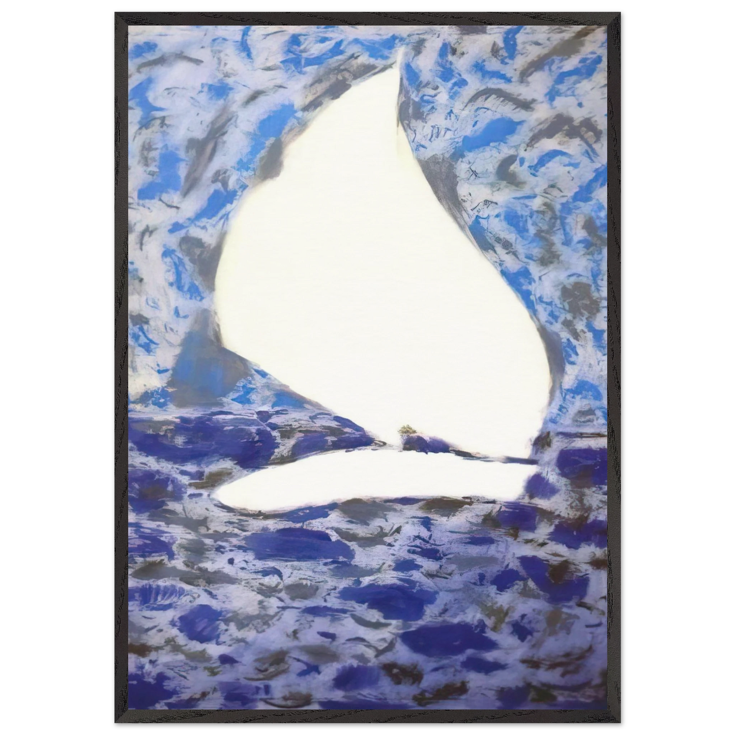 Sail - 1958 - Milton Avery Framed Art Print – Black Wooden Frame - Default Title - -Framed Art Print