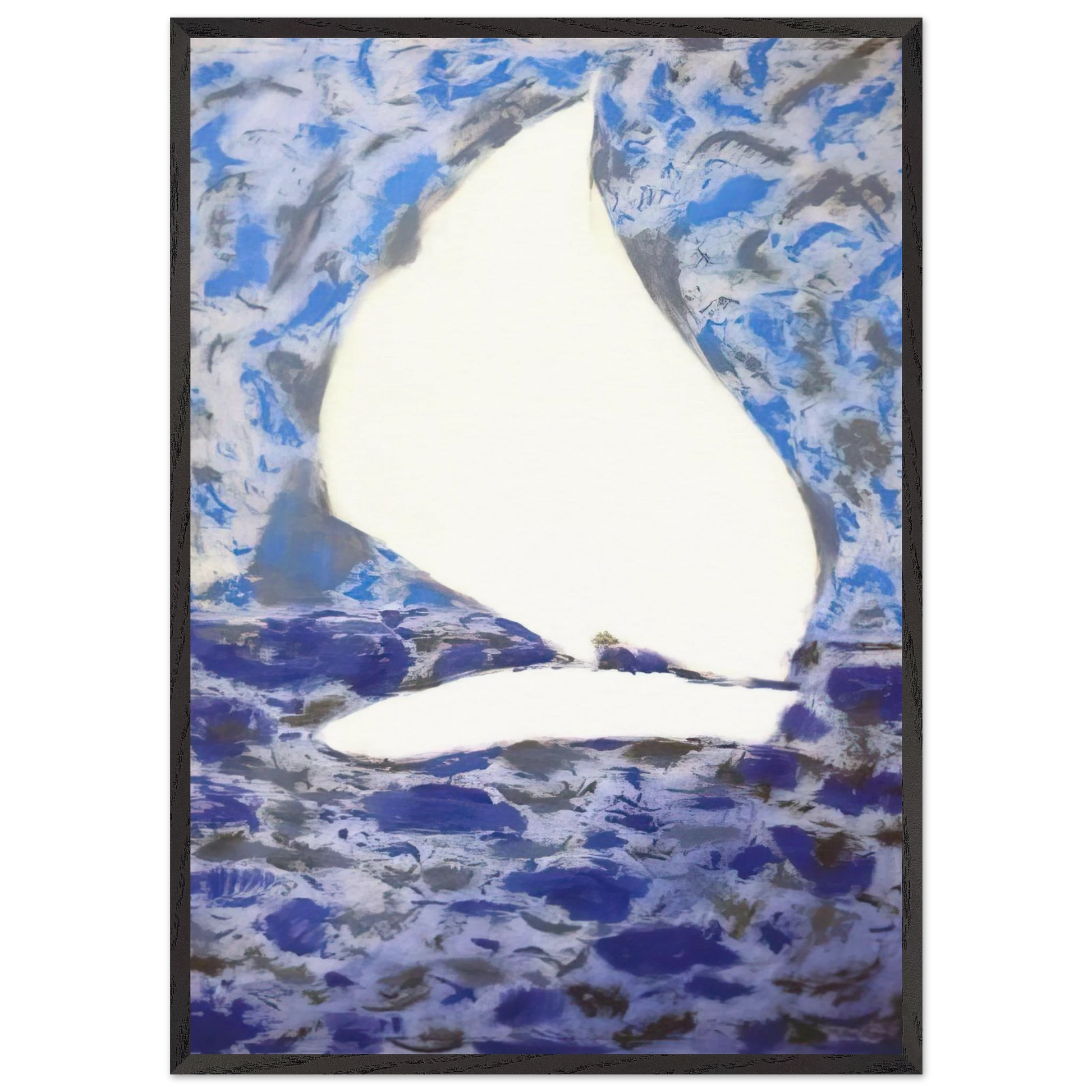 Sail - 1958 - Milton Avery Framed Art Print – Black Wooden Frame - Default Title - -Framed Art Print