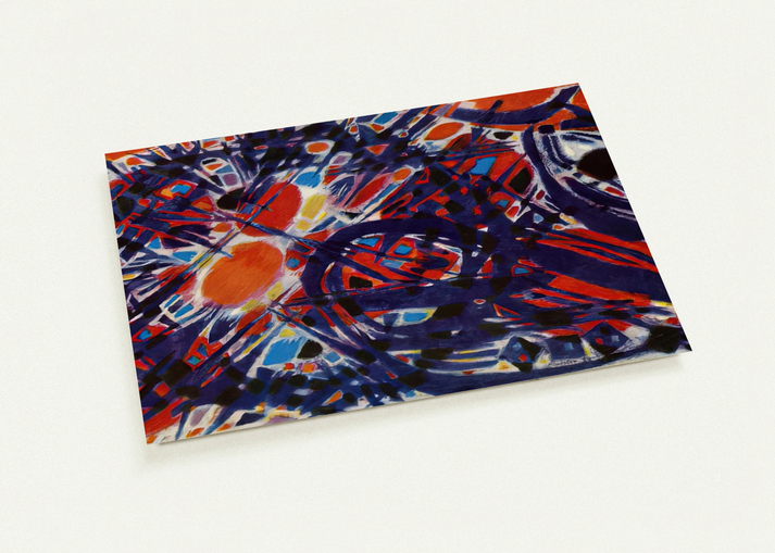 Couronne d'épines - 1954 By Alfred Manessier Pack of 10 Post Cards | Alfred Manessier Post Cards | A6 (10.5 x 14.8 cm) - 4.1 x 5.8 inches