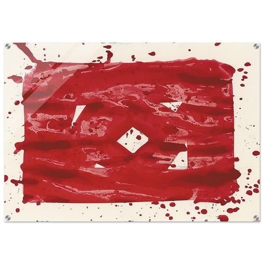 Untitled - SF78-235 - Sam Francis Acrylic Print - 70x100 cm / 28x40″ inches | Sam Francis Wall Art | Sam Francis Prints