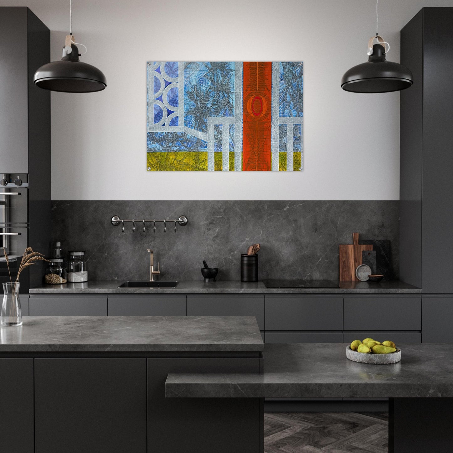 Epilogue - 1974 - Jimmy Ernst Acrylic Print - 70x100 cm / 28x40″ inches | Jimmy Ernst Wall Art | Jimmy Ernst Prints