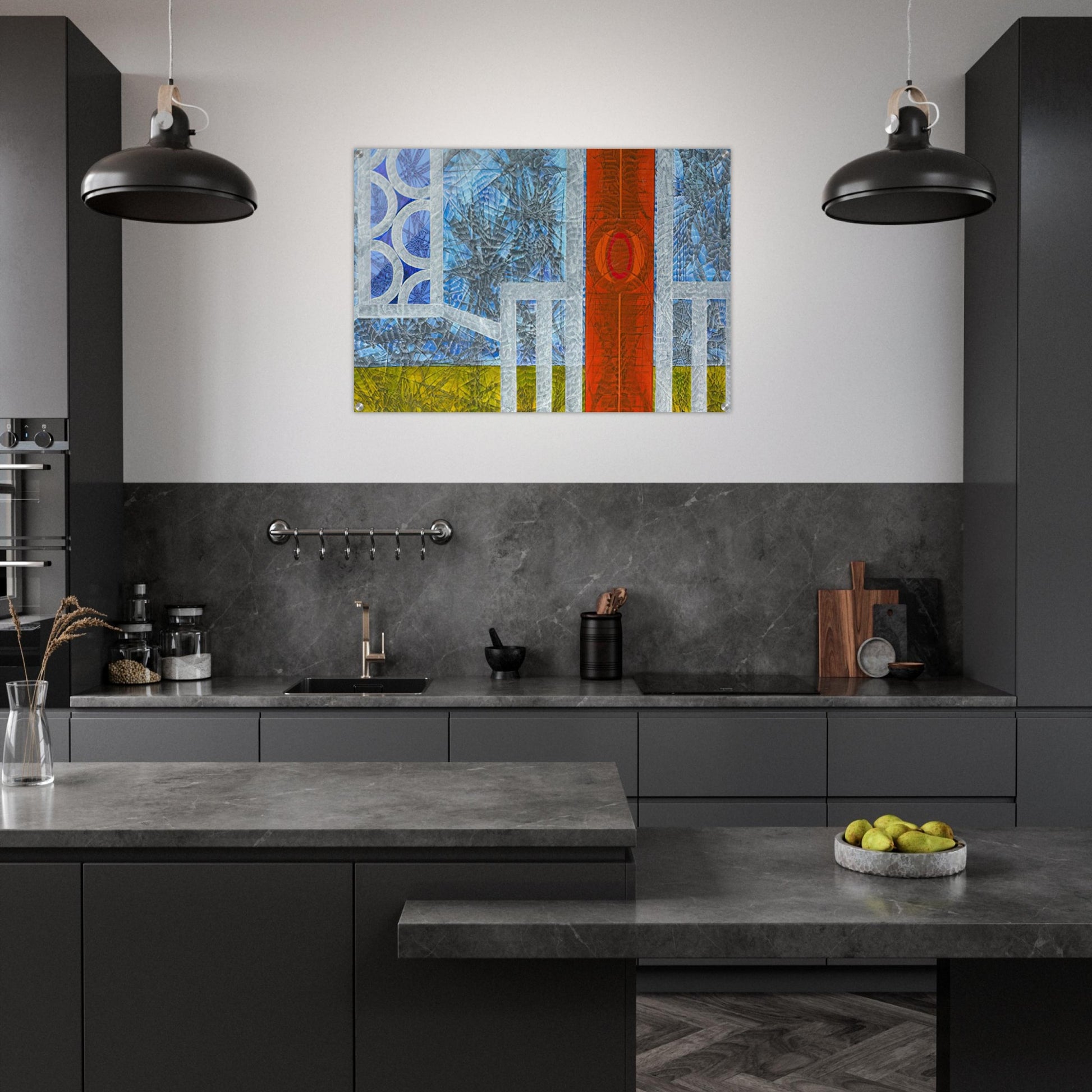 Epilogue - 1974 - Jimmy Ernst Acrylic Print - 70x100 cm / 28x40″ inches | Jimmy Ernst Wall Art | Jimmy Ernst Prints