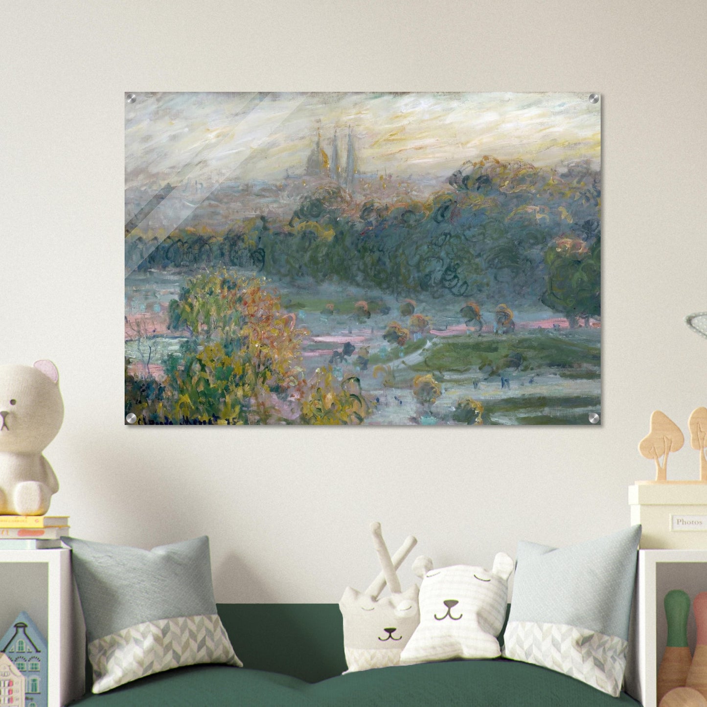 The Tuileries Study - claude monet Acrylic Print - 70x100 cm / 28x40″ inches