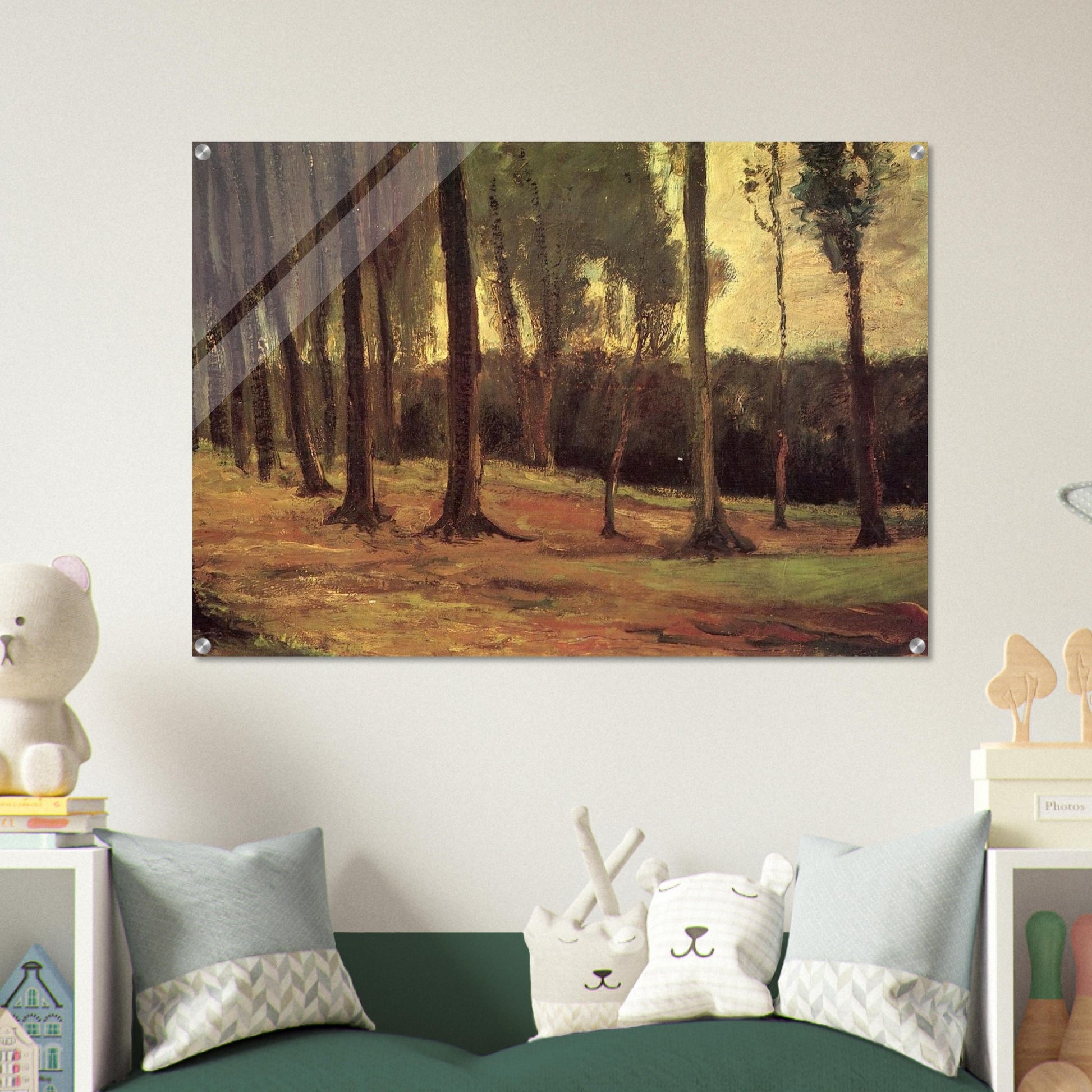 Edge of a Wood - Vincent van Gogh Acrylic Print - 70x100 cm / 28x40″ inches