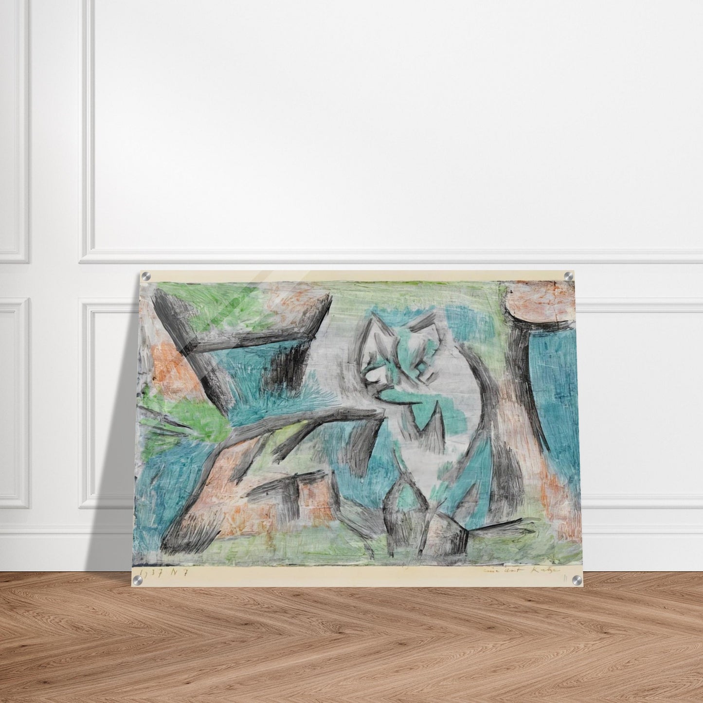 A KIND OF CAT 1937 - Paul Klee Acrylic Print - 70x100 cm / 28x40″ inches