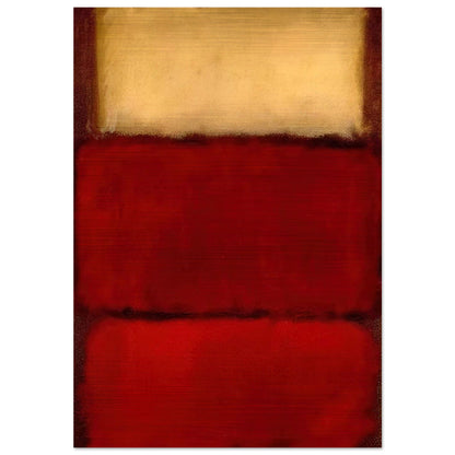 Red - 1964 - Mark Rothko Brushed Aluminum Print - 70x100 cm / 28x40 inches | Mark Rothko Aluminum Print | Mark Rothko Prints