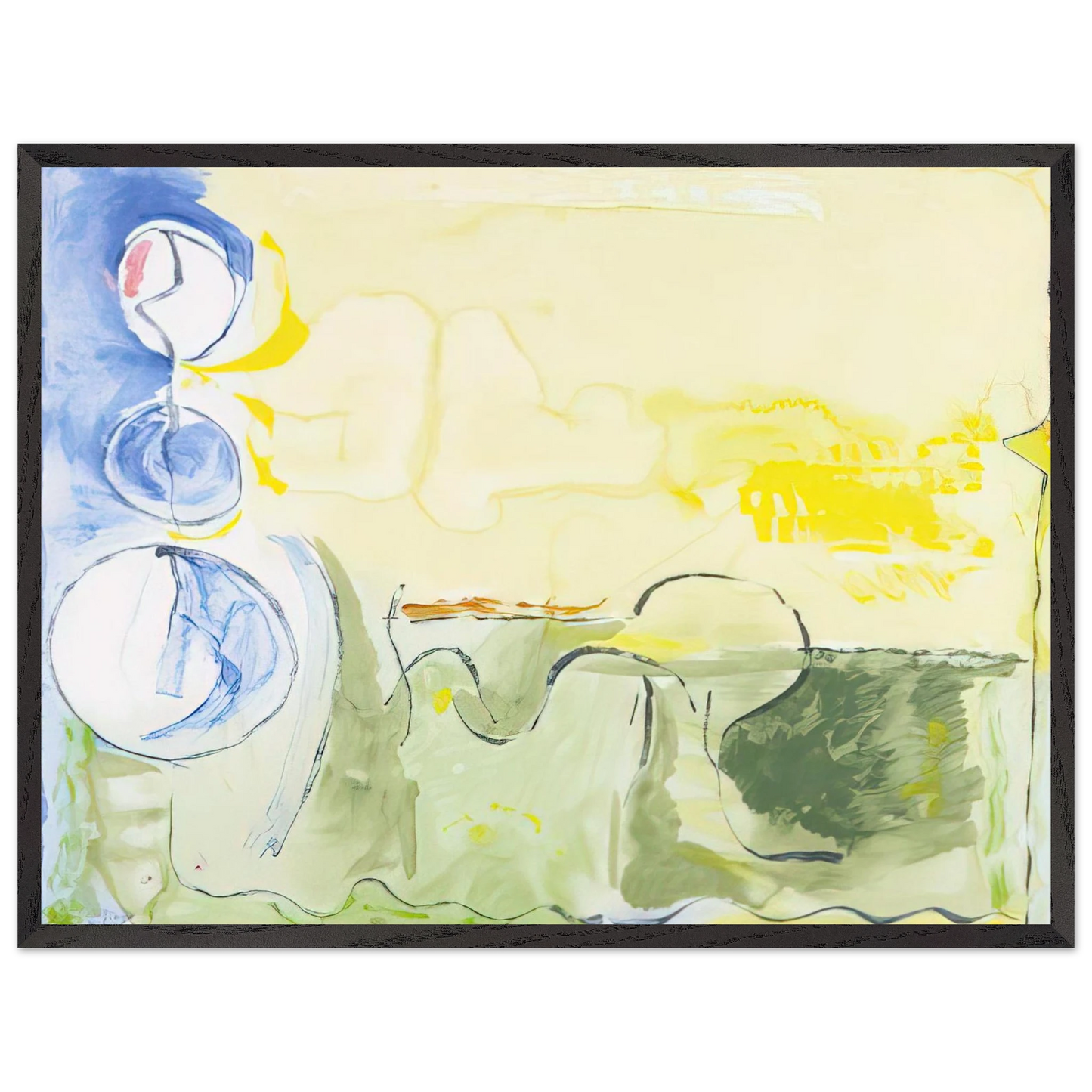 Helen Frankenthaler - Flotilla - 2006 Wall art - 21x29.7 cm / 8x12" - Fine Art Poster - -