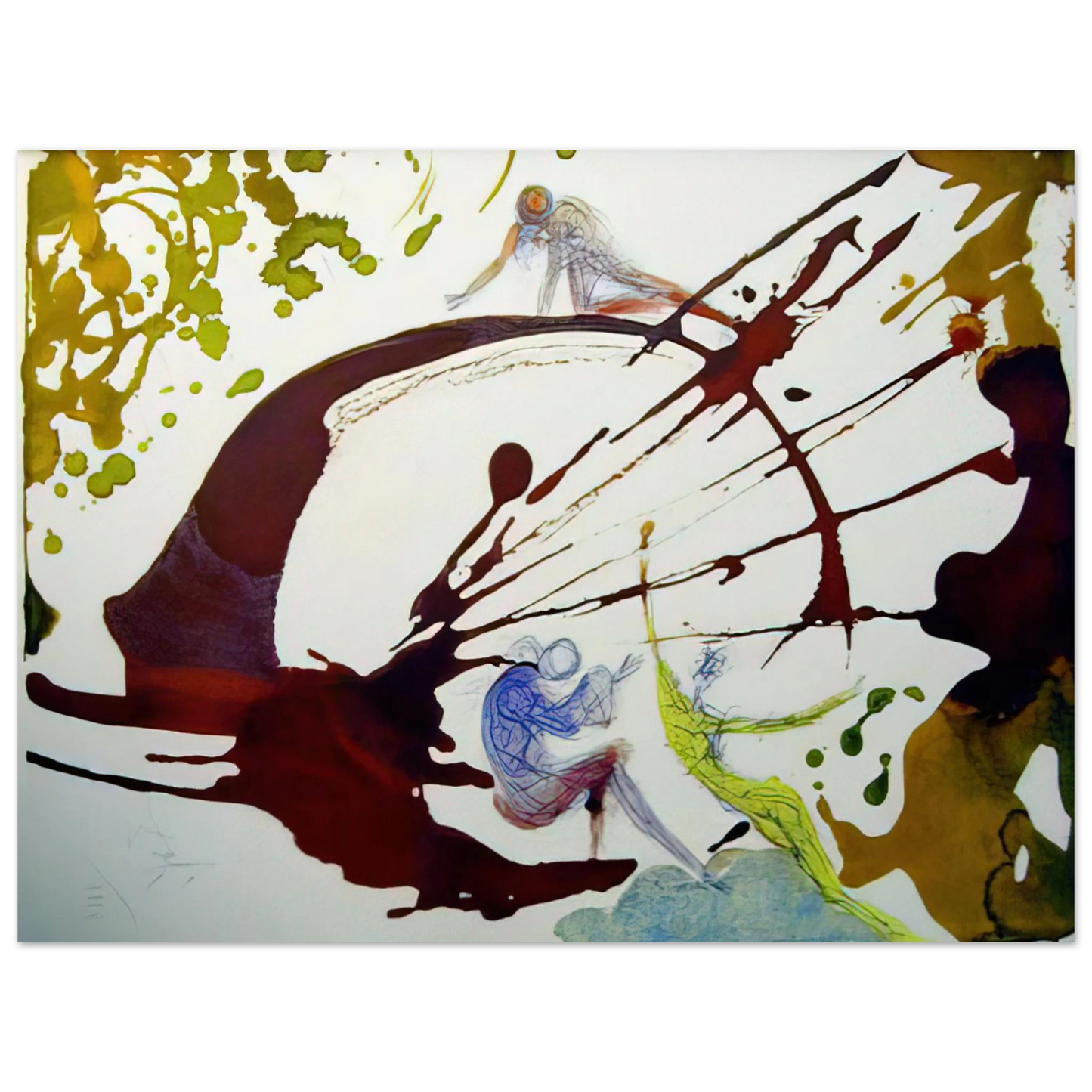 Salvador Dali - IN PRINCIPIODEUS CREAVIT 1964 Fine Art Poster - Default Title
