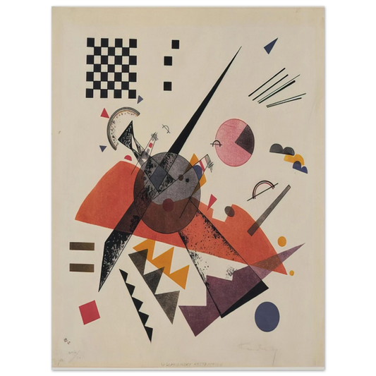 Wassily Kandinsky - ORANGE 1923 Fine Art Poster - Default Title