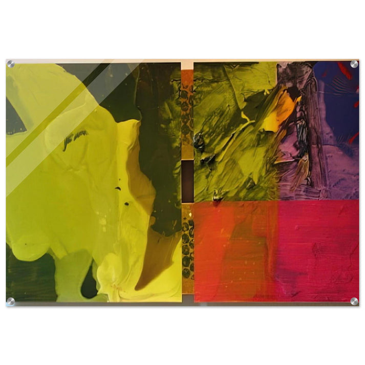 Sea Color - Sam Gilliam Acrylic Print - 70x100 cm / 28x40″ inches | Sam Gilliam Wall Art | Sam Gilliam Prints