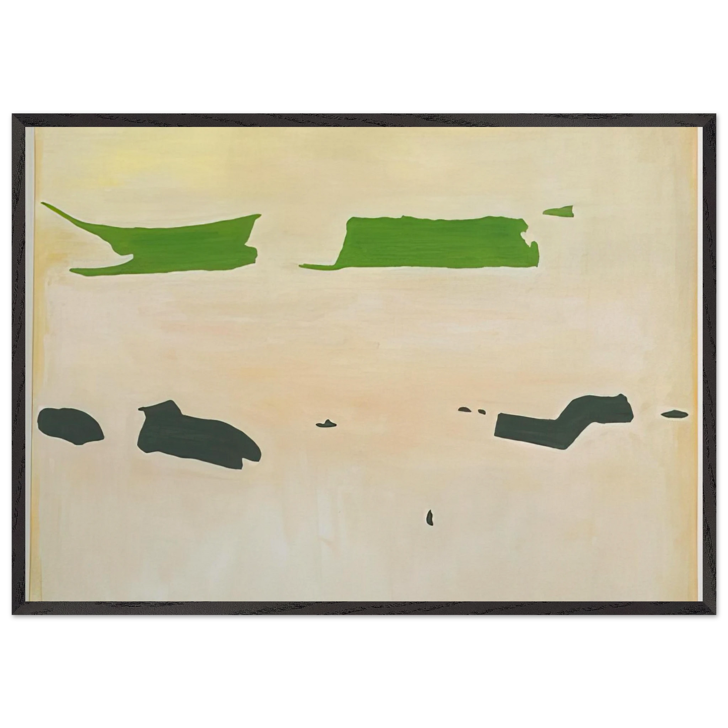 Clos - 2003 N2 - Raoul De Keyser Framed Art Print – Black Wooden Frame - Default Title - -Framed Art Print