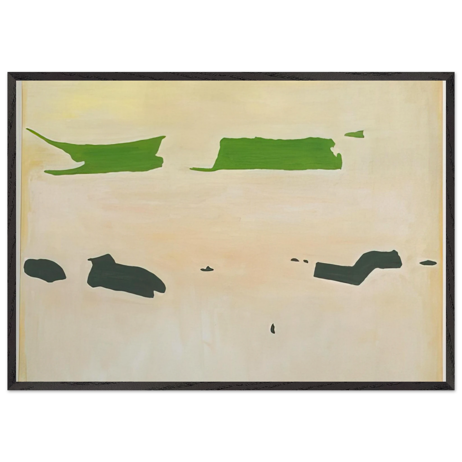 Clos - 2003 N2 - Raoul De Keyser Framed Art Print – Black Wooden Frame - Default Title - -Framed Art Print