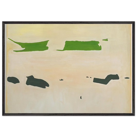 Clos - 2003 N2 - Raoul De Keyser Framed Art Print – Black Wooden Frame - Default Title - -Framed Art Print