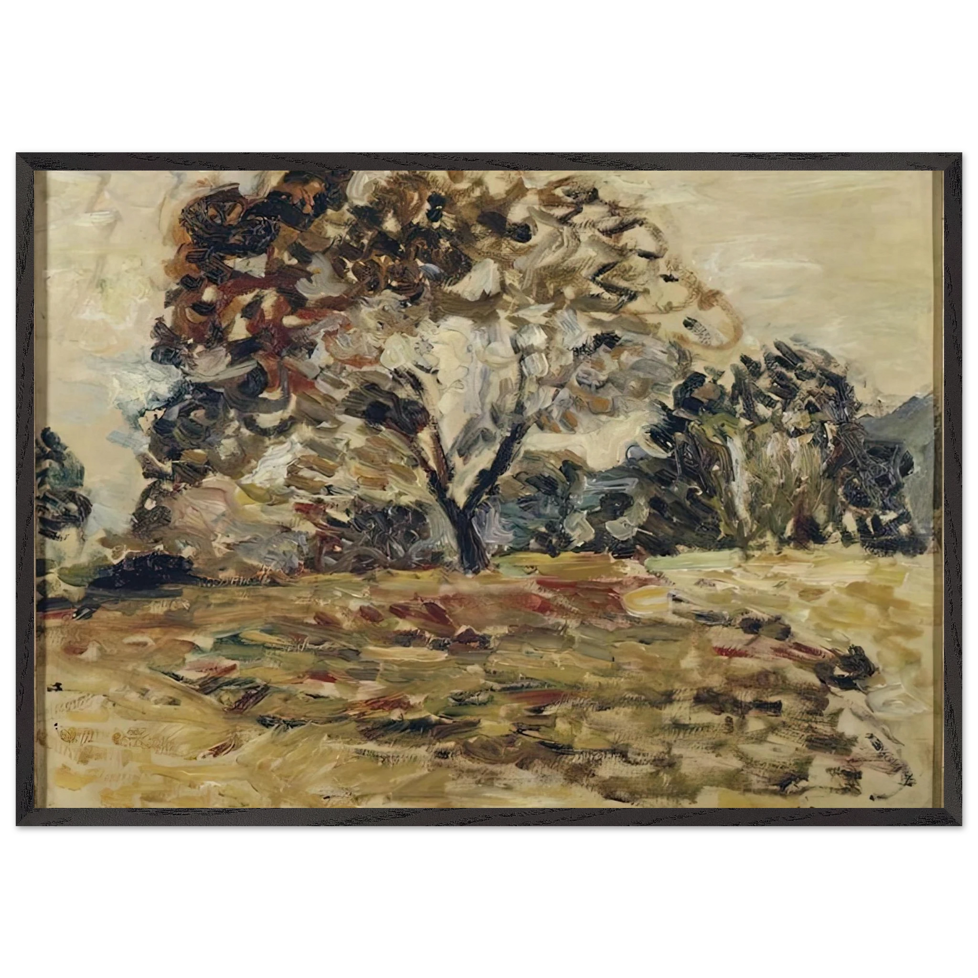 LANDSCAPE OF CORSICA 1 - Henri Matisse Framed Art Print – Black Wooden Frame - Default Title - -Framed Art Print