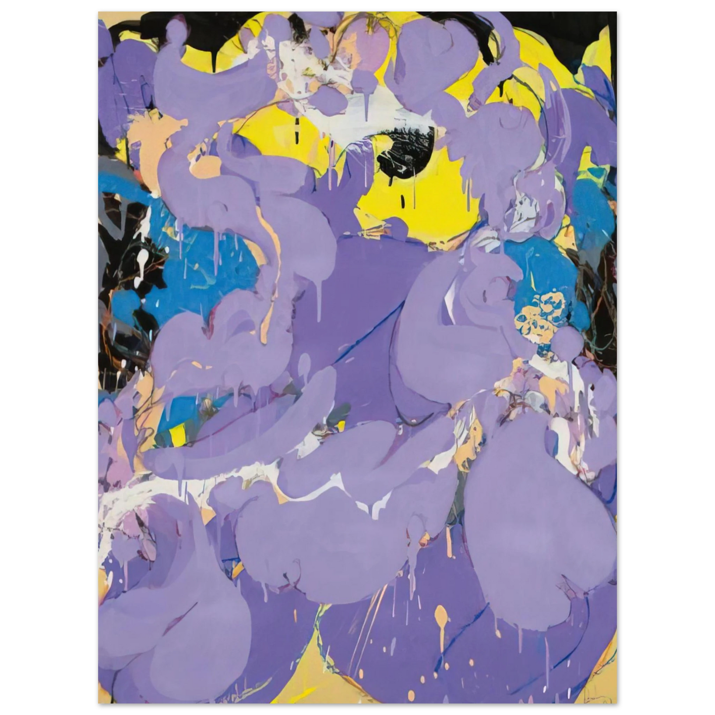 Helen Frankenthaler - Untitled - 1978 Wall art - 40x50 cm / 16x20 inches - Fine Art Poster - -