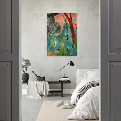 MORACCAN GARDEN 1912 - Henri Matisse Brushed Aluminum Print - 70x100 cm / 28x40 inches | Henri Matisse Aluminum Print | Henri Matisse Prints