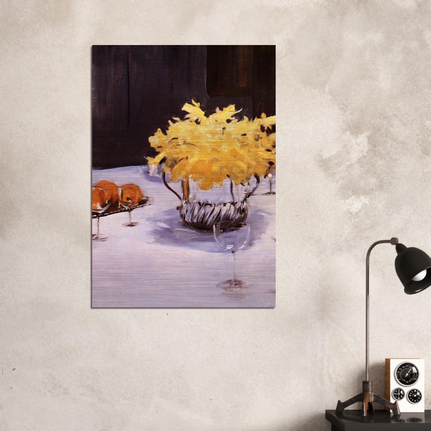 Still Life with Daffodils - John Singer Sargent Brushed Aluminum Print - 70x100 cm / 28x40 inches | John Singer Sargent Aluminum Print | John Singer Sargent Prints