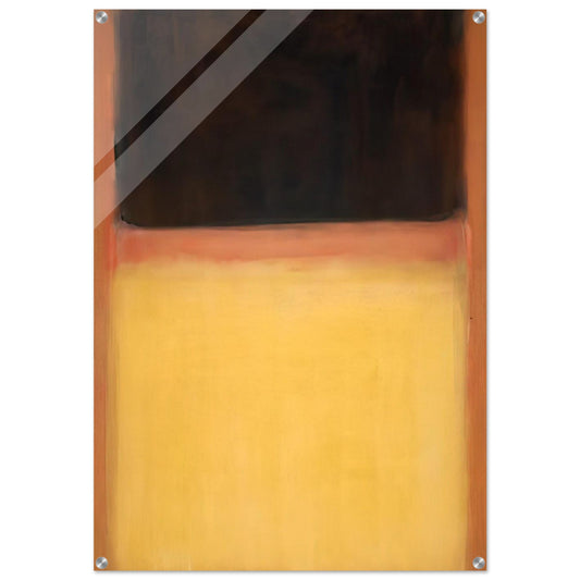 No.9 Dark over Light Earth - 1954 - Mark Rothko Acrylic Print - 70x100 cm / 28x40″ inches | Mark Rothko Wall Art | Mark Rothko Prints
