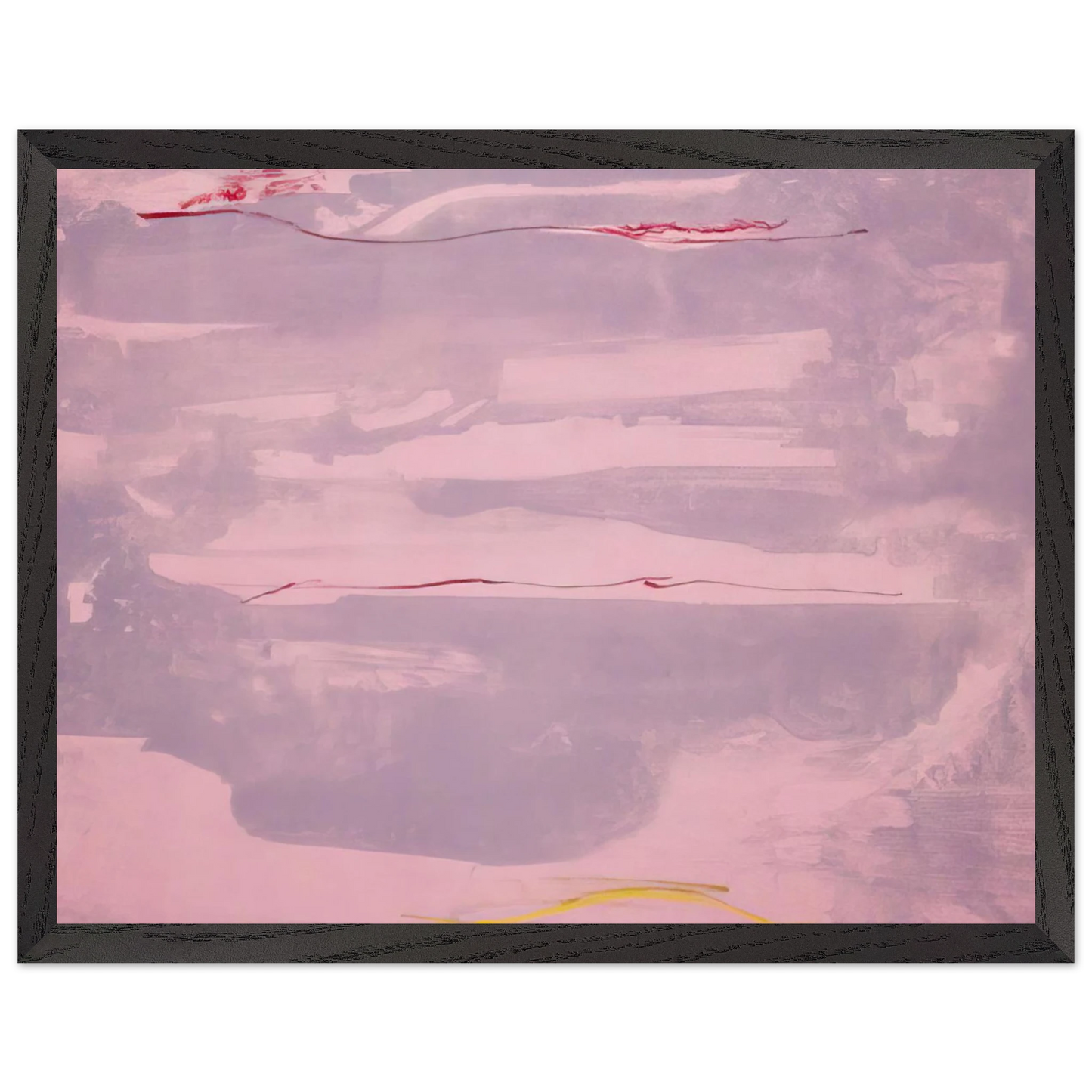 Helen Frankenthaler - Dream Walk - 1977 Wall art - 40x50 cm / 16x20 inches - Premium Wooden Framed Poster With Fine Art Paper - Wood frame