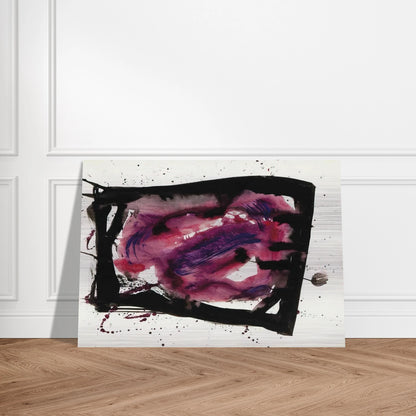 Untitled  SF72-1009  - Sam Francis Brushed Aluminum Print - 70x100 cm / 28x40 inches | Sam Francis Aluminum Print | Sam Francis Prints