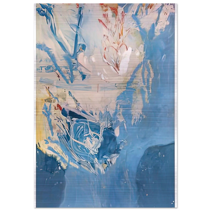 Blue Territory, 1955- - Helen Frankenthaler Brushed Aluminum Print - 70x100 cm / 28x40 inches | Helen Frankenthaler Aluminum Print | Helen Frankenthaler Prints