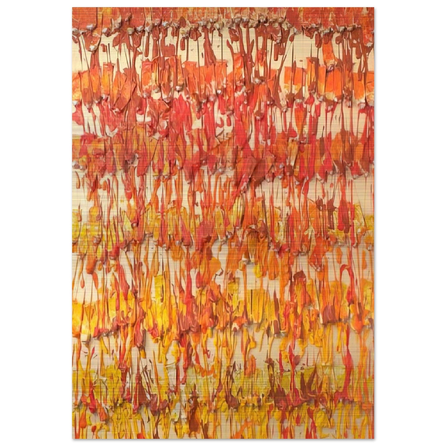 Dirty Painting - 1989 - Arman Brushed Aluminum Print - 70x100 cm / 28x40 inches | Arman Aluminum Print | Arman Prints