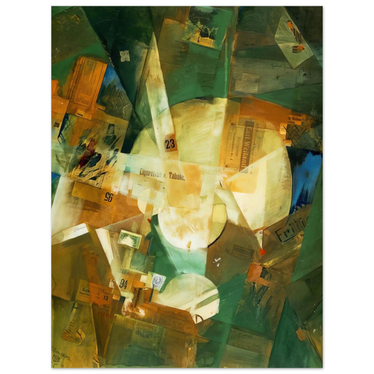 Kurt Schwitters - PICTURE WITH LIGHT CENTER 1919 Fine Art Poster - Default Title