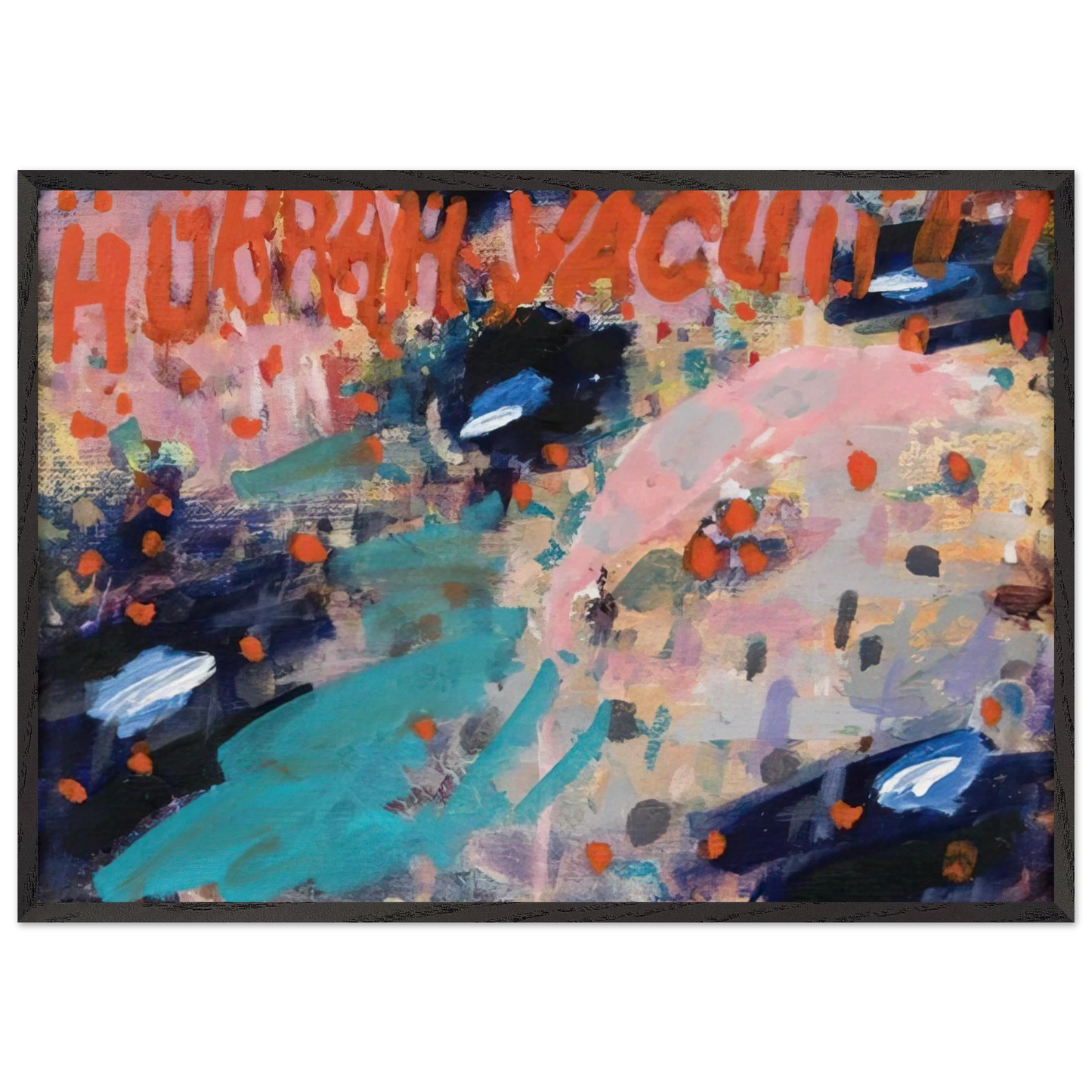 Hurrah Vacuii - 1988 - Paul Thek Framed Art Print – Black Wooden Frame - Default Title - -Framed Art Print