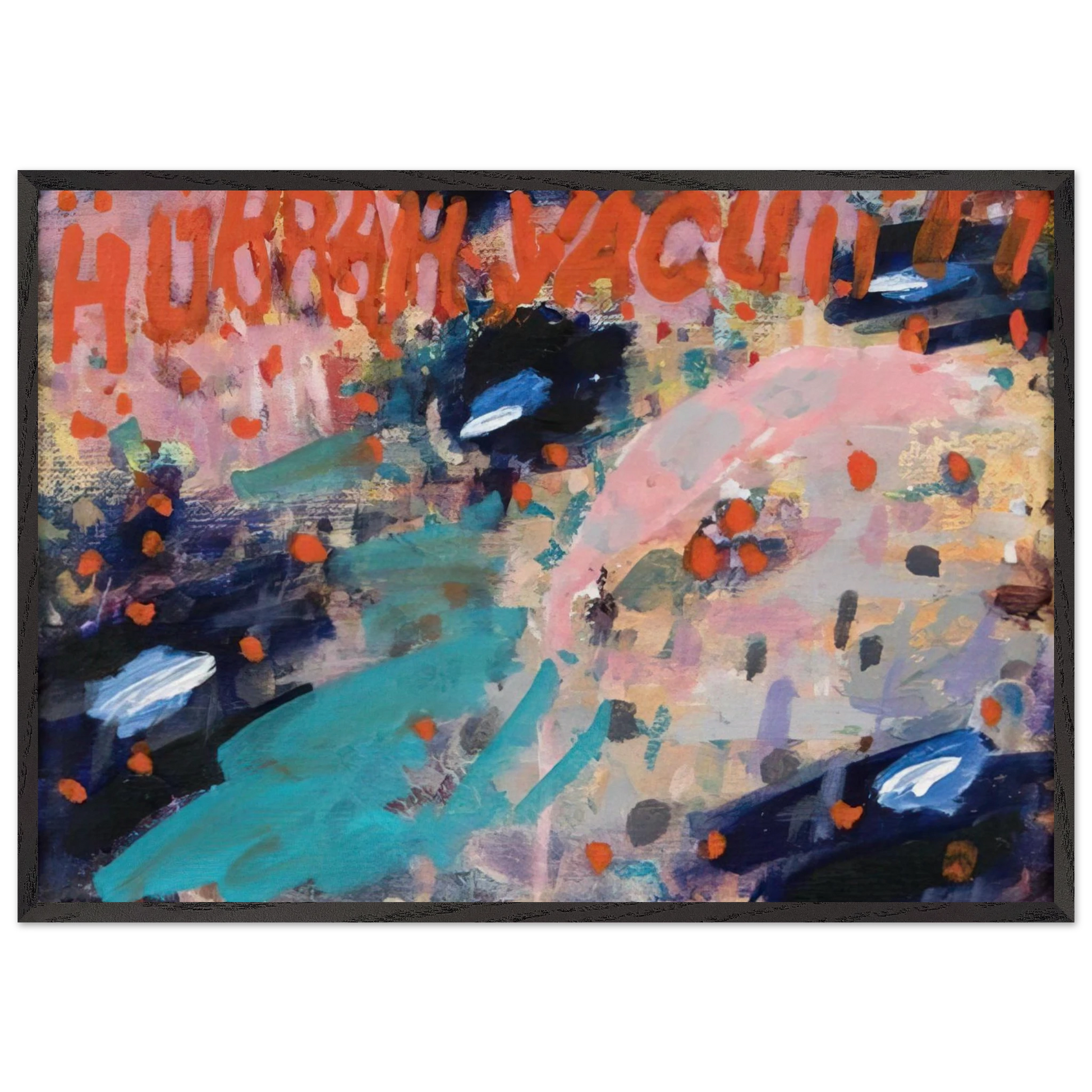 Hurrah Vacuii - 1988 - Paul Thek Framed Art Print – Black Wooden Frame - Default Title - -Framed Art Print